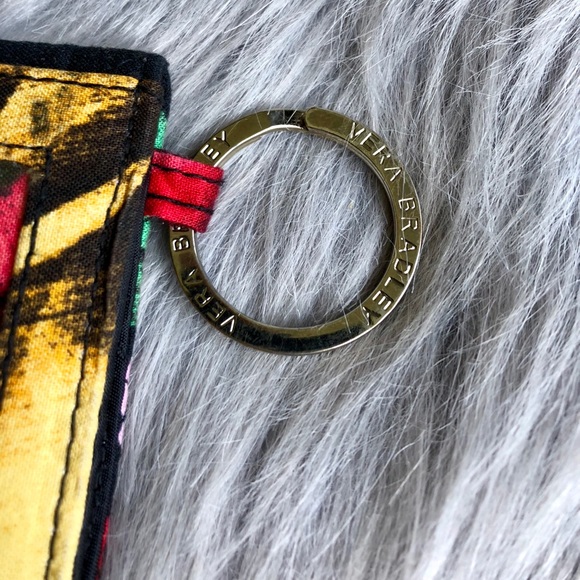 Vera Bradley Havana Rose Double ID Mini Wallet - Picture 2 of 7